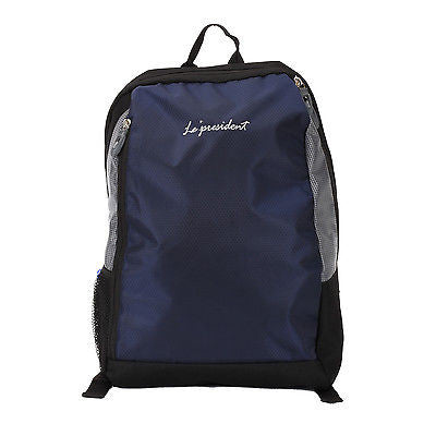 True Blue-Grey Laptop Backpack by President Bags - GottaGo.in