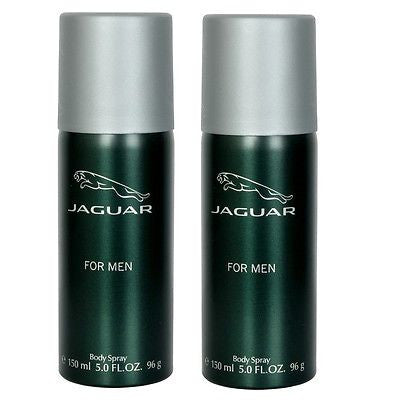 Jaguar Classic Green Body Spray Deodorant for Men (Set of 2 x 150 ml) - GottaGo.in