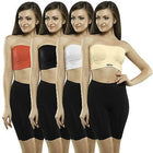 Tube Bra Set of 4pcs. in Red - White - Black - Skin colours