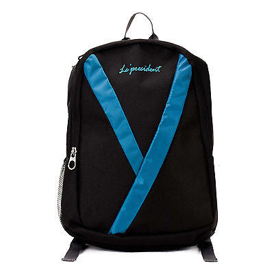 Y Blue-Black Laptop Backpack by President Bags - GottaGo.in