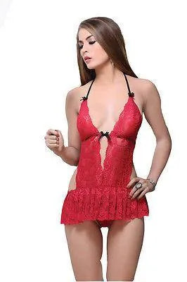 Bold Desire Babydoll Set Red #778 - GottaGo.in