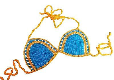 Knot in Love Summer Breeze Crochet Bikini Bra Top - GottaGo.in