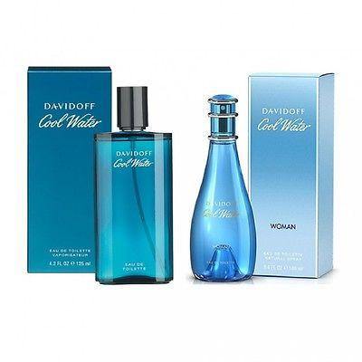 Davidoff Cool Water Set - EDT Perfume for Men 125 ml + EDT Perfume for Women 100 ml - GottaGo.in