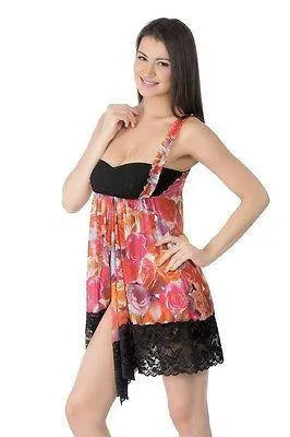 Bold Desire Babydoll Set Pink #525A - GottaGo.in