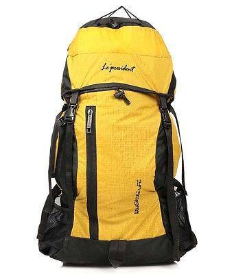 Himalaya Yellow Haversack / Rucksack / Hiking Backpack by President Bags - GottaGo.in