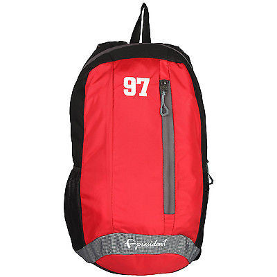 Quest Red Backpack / School Bag by President Bags - GottaGo.in