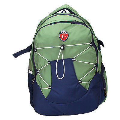 Stag Green-Blue Backpack / School Bag by President Bags - GottaGo.in