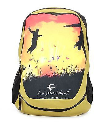 Rainco Sunrise Green Backpack / School Bag by President Bags - GottaGo.in