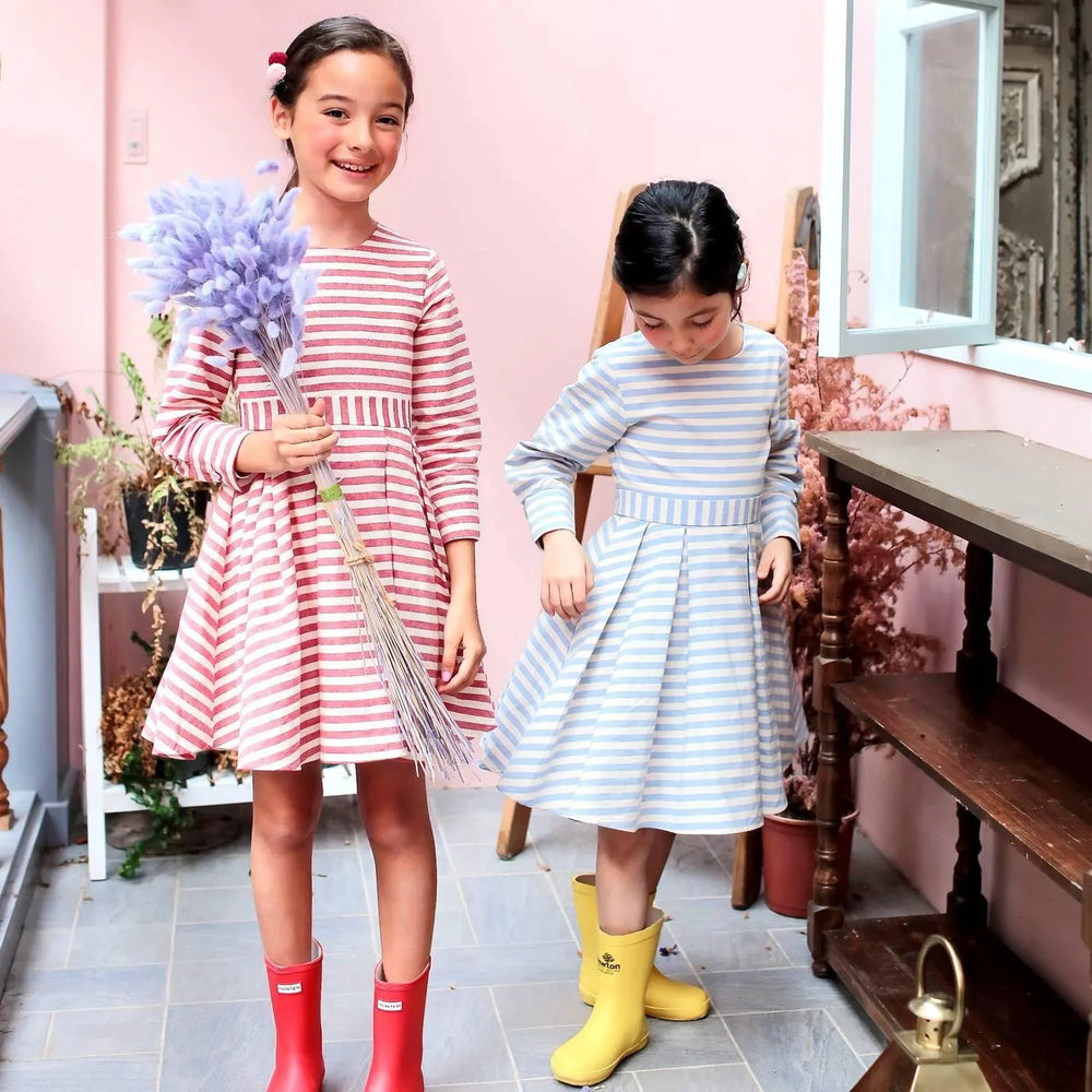 Mommy & Me Strip dress (Infant/toddler/girl) - GottaGo.in