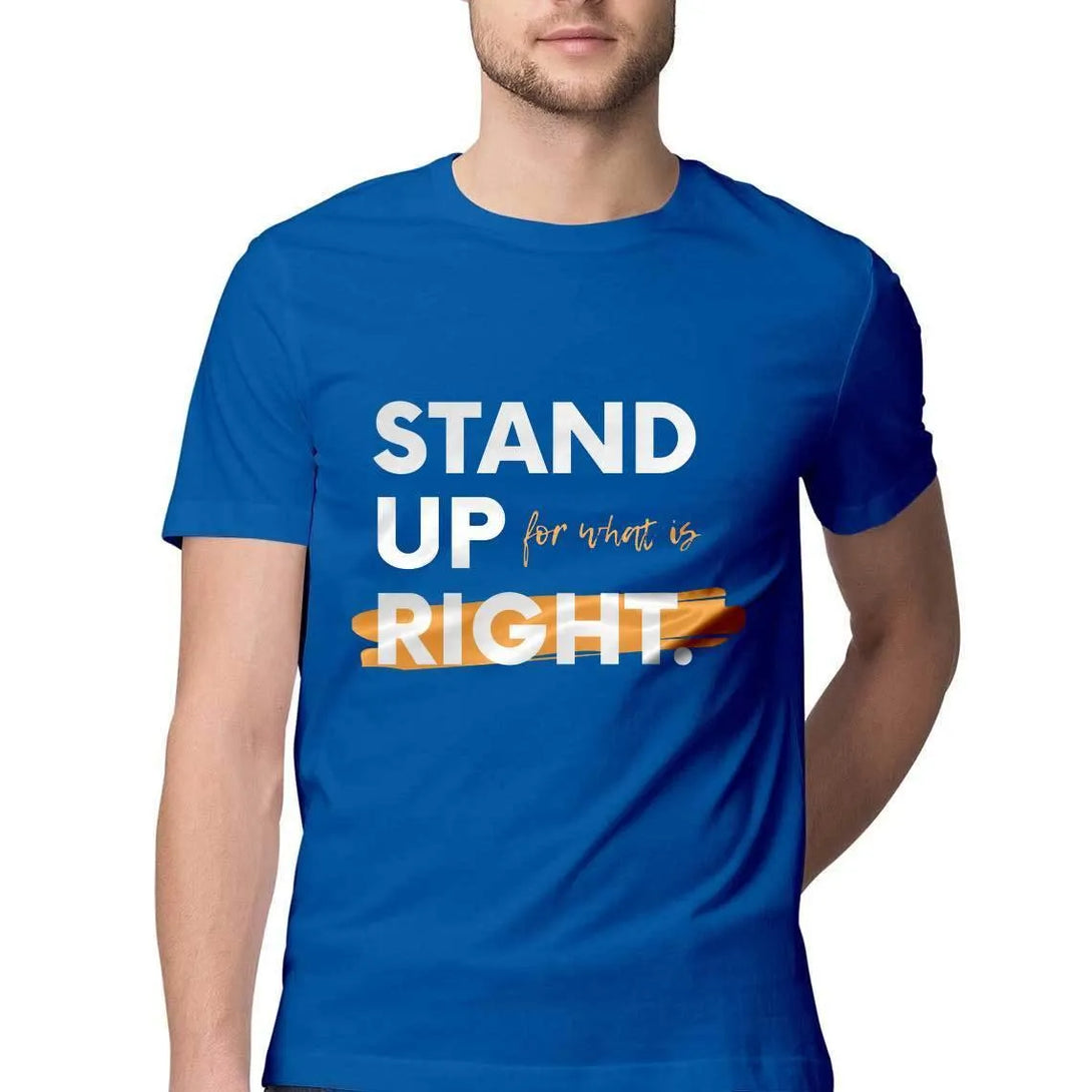Stand Up Round Neck T-shirt for Men - GottaGo.in