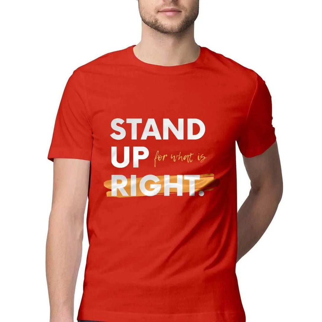 Stand Up Round Neck T-shirt for Men - GottaGo.in