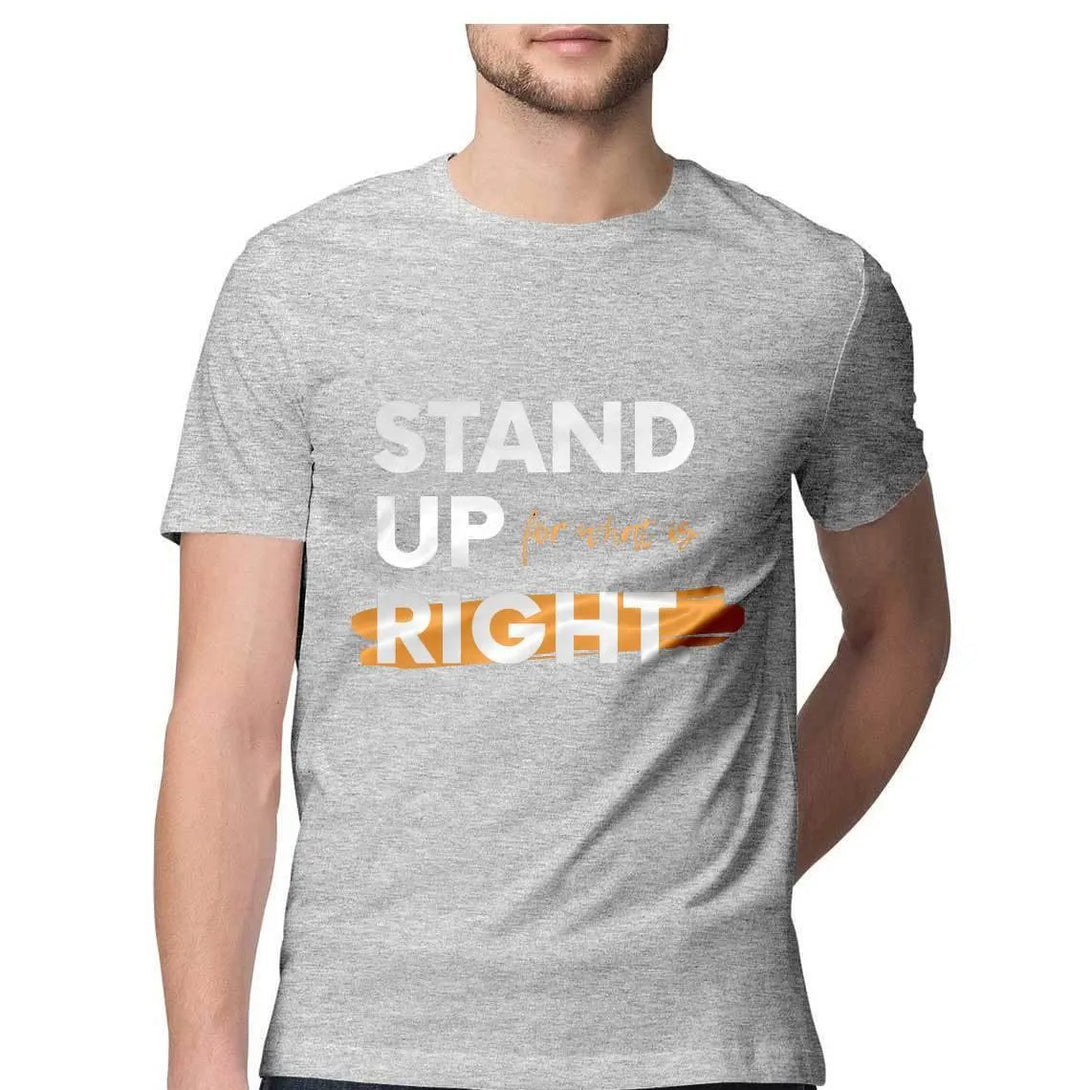 Stand Up Round Neck T-shirt for Men - GottaGo.in