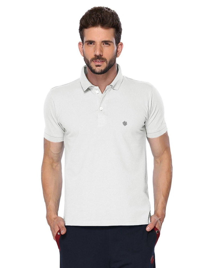 ONN Men's Cotton Polo T-Shirt in Solid White colour - GottaGo.in