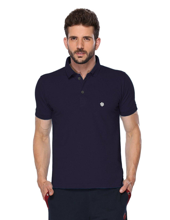 ONN Men's Cotton Polo T-Shirt in Solid Purple colour - GottaGo.in