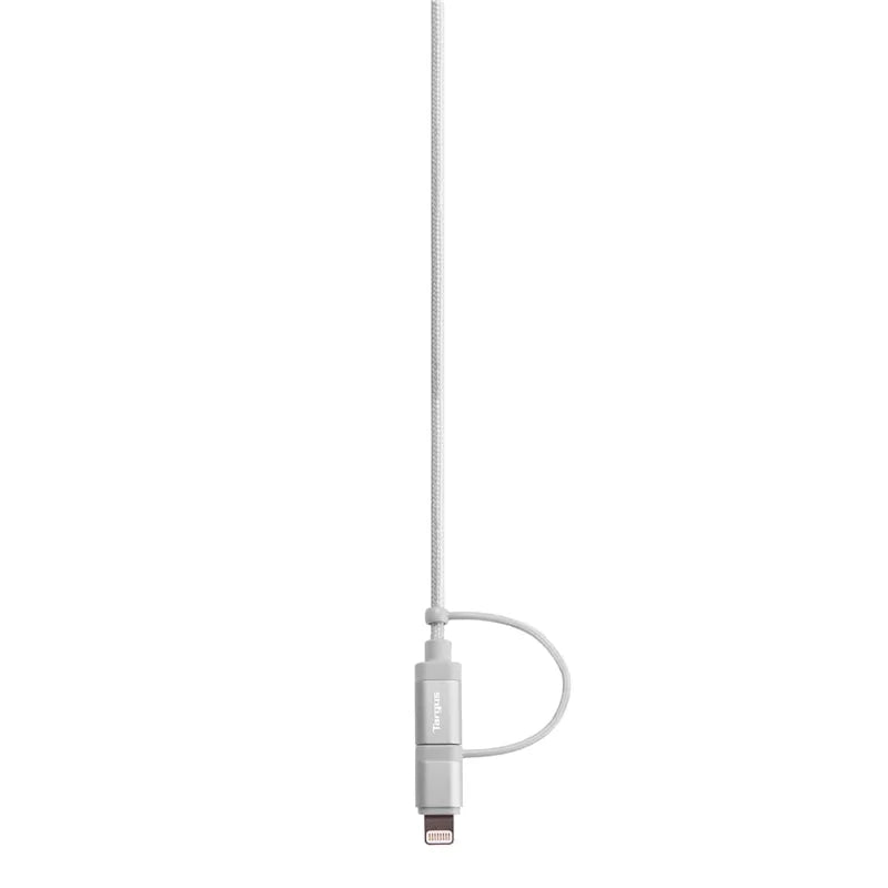 Targus ACC99505AP Aluminium Series 2-in-1 (Lightning & Micro USB) Cable - GottaGo.in