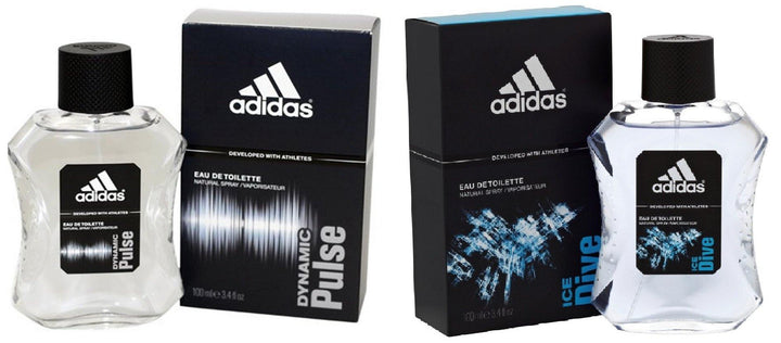 Adidas Combo - Dynamic Pulse and Ice Dive EDT Perfume for Men (100 ml x 2) - GottaGo.in
