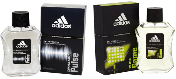 Adidas Combo - Dynamic Pulse and Pure Game EDT Perfume for Men (100 ml x 2) - GottaGo.in