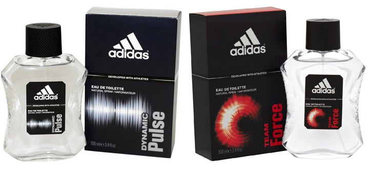 Adidas Combo - Dynamic Pulse and Team Force EDT Perfume for Men (100 ml x 2) - GottaGo.in