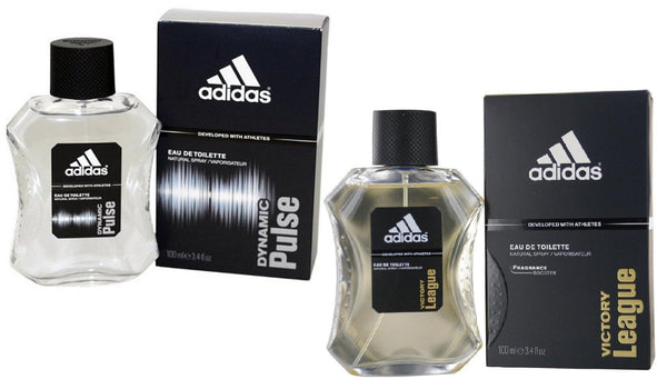 Adidas Combo - Dynamic Pulse and Victory League EDT Perfume Men (100 ml x 2) - GottaGo.in