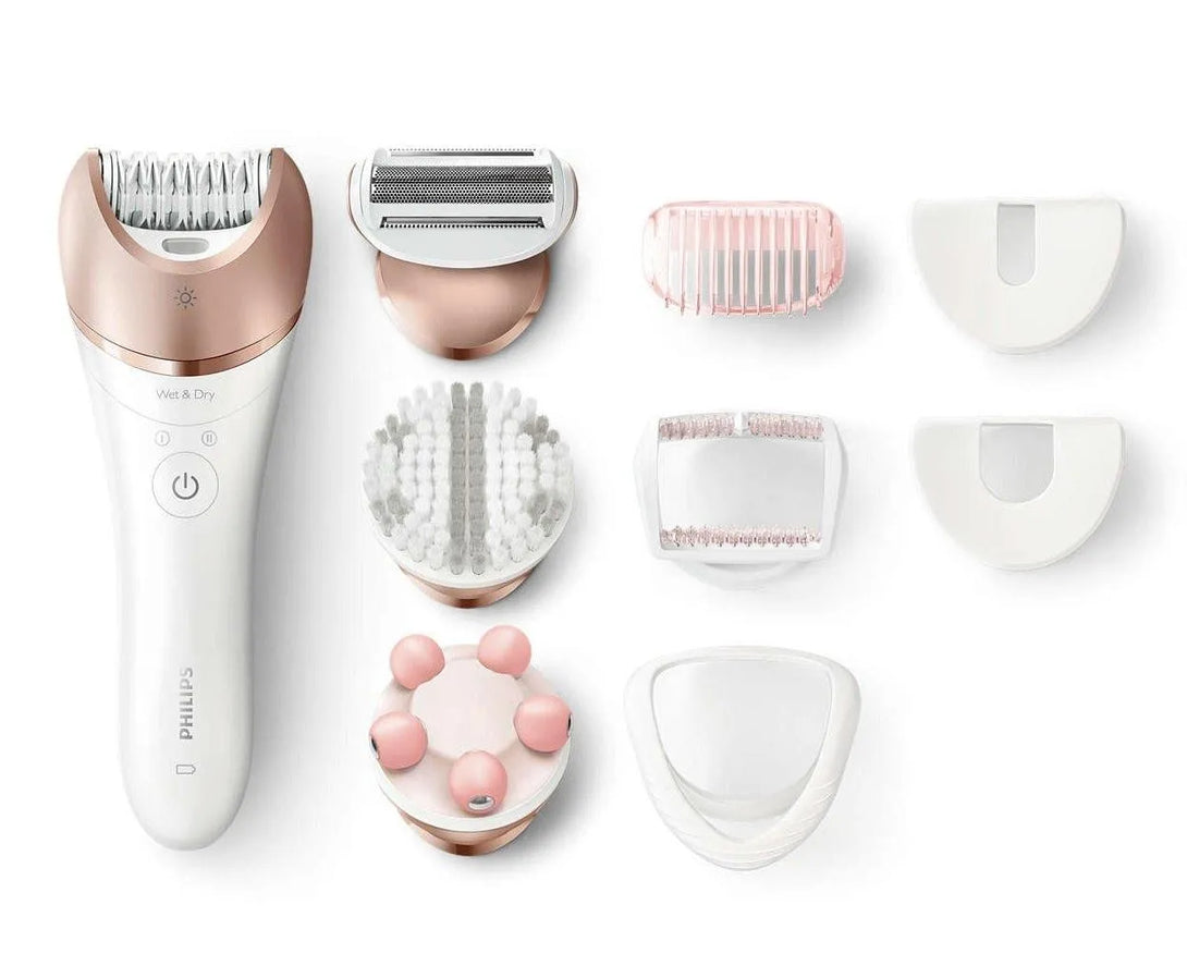 Philips BRE650/00 Cordless Epilator with 8 Attachments - GottaGo.in
