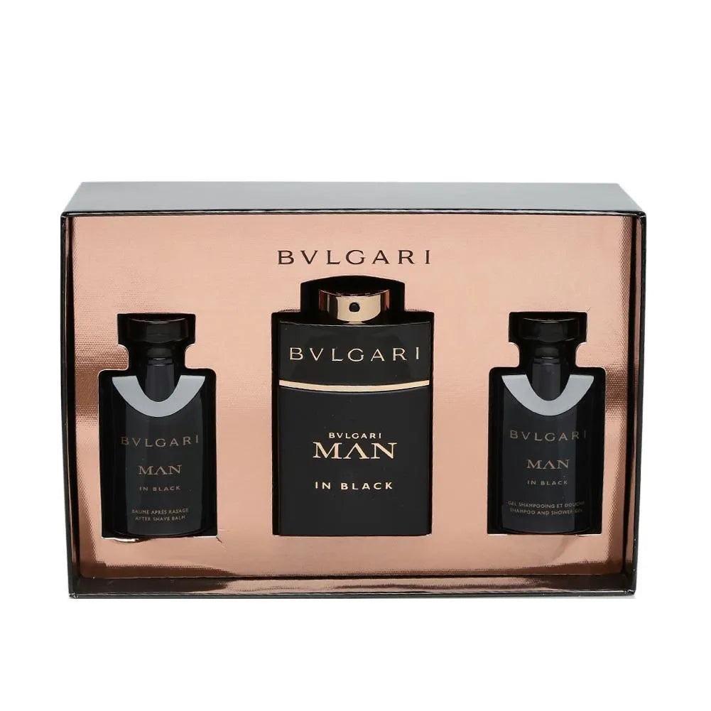 Bvlgari Man in Black 3 Pcs. Gift Set - GottaGo.in