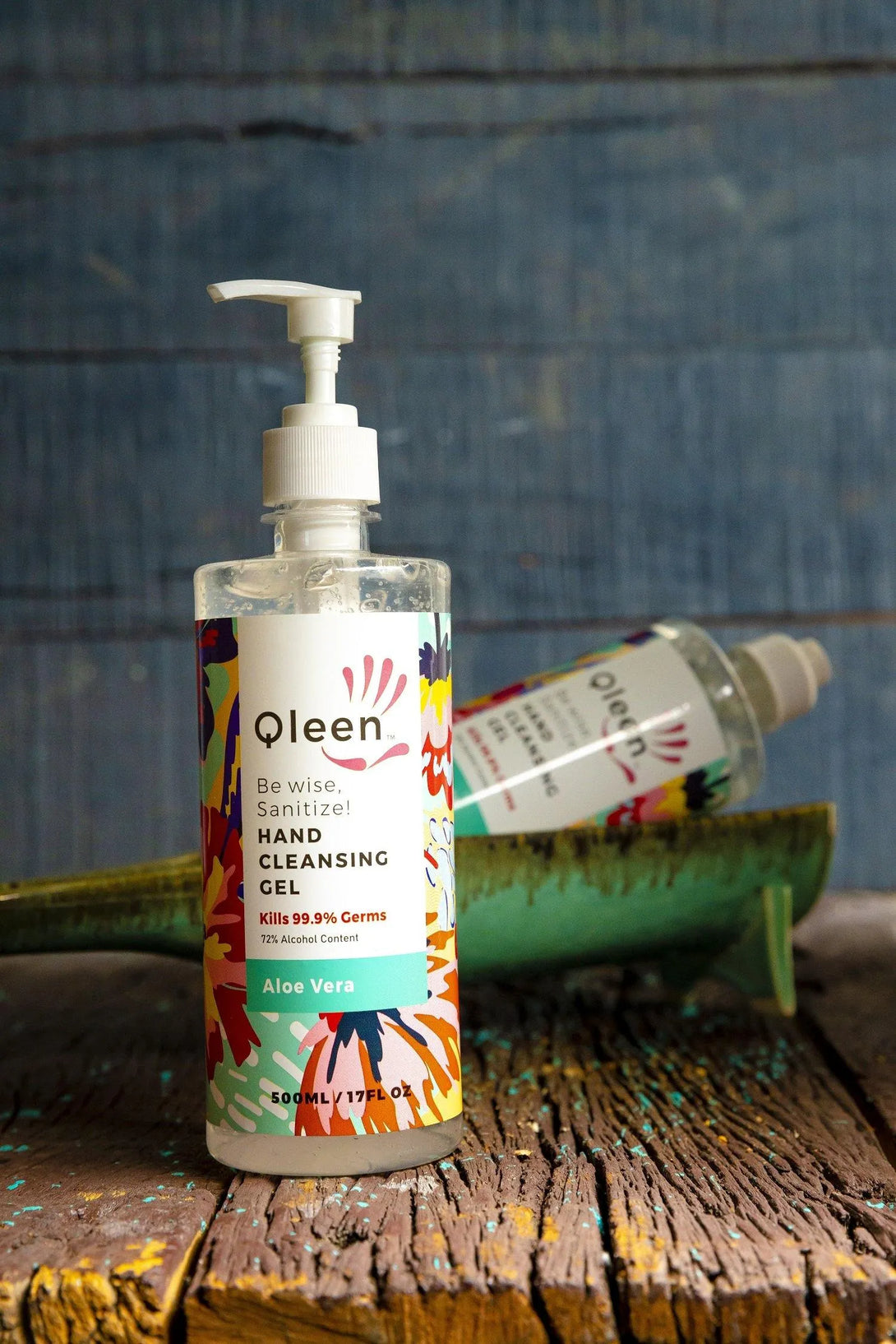Qleen Hand Sanitizing Gel 500ml - GottaGo.in