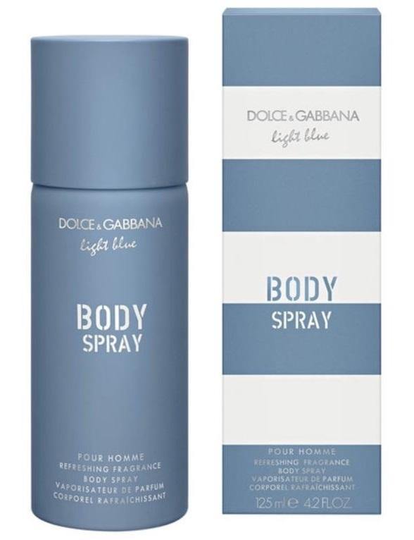 Dolce & Gabbana Pour Homme Light Blue Body Spray for Men 125 ml - GottaGo.in