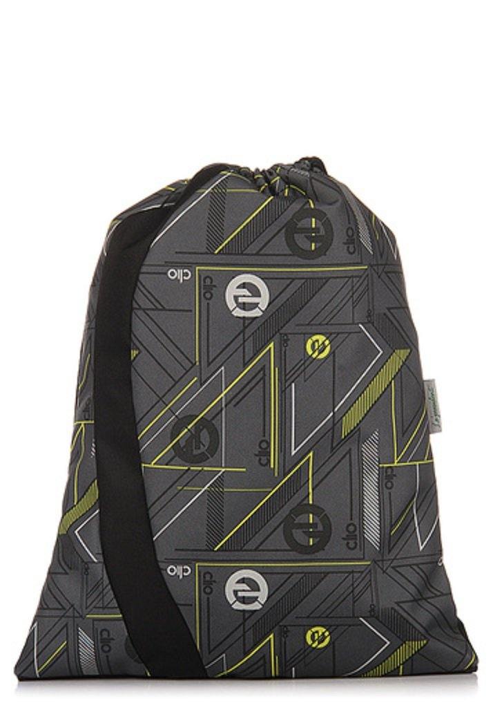 Drawstring Grey Backpack / School Bag by President Bags - GottaGo.in