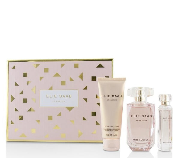 Elie Saab Le Parfum Rose Couture 3 Pcs. Gift Set for Women