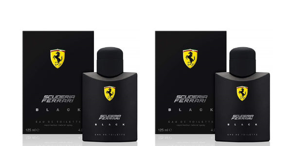 Scuderia Ferrari Black EDT Perfume Set for Men (125 ml x 2)
