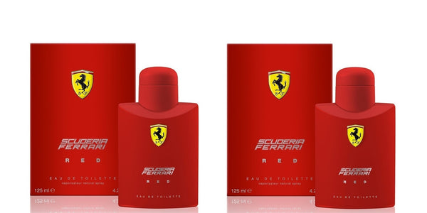 Scuderia Ferrari Red EDT Perfume Set for Men (125 ml x 2)