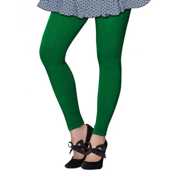 Lyra Ankle Length Plain Kids Leggings - GottaGo.in