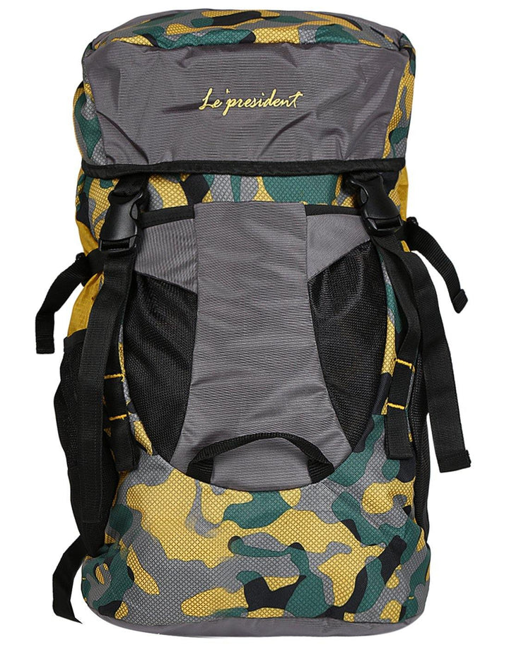 Forester Grey Haversack / Rucksack / Hiking Backpack by President Bags - GottaGo.in