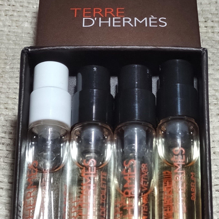 Terre D'Hermes Perfume Vials Set of 4 (3 x 2 ml + 1 x 1.5 ml) - GottaGo.in