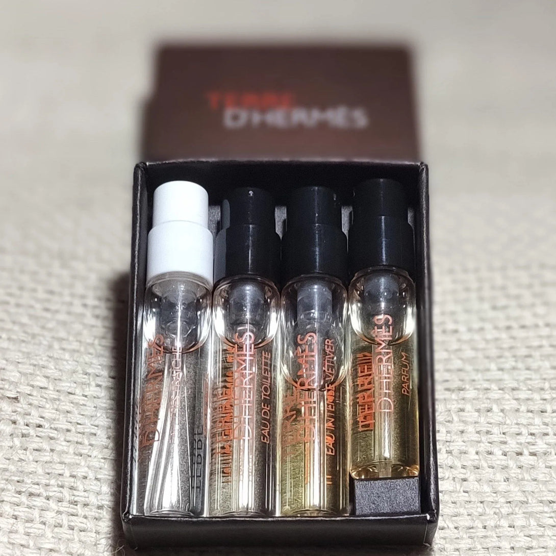 Terre D'Hermes Perfume Vials Set of 4 (3 x 2 ml + 1 x 1.5 ml) - GottaGo.in