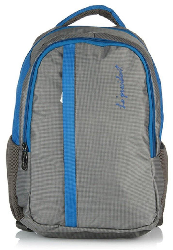 Candy Blue Laptop Backpack with Rain cover by President Bags - GottaGo.in