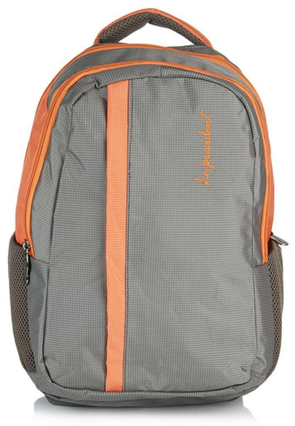 Candy Orange Laptop Backpack  with Rain cover by President Bags - GottaGo.in