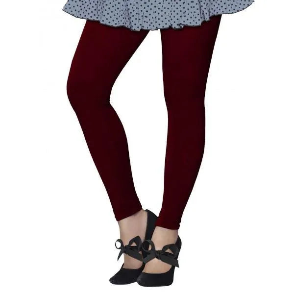 Lyra Ankle Length Plain Kids Leggings - GottaGo.in