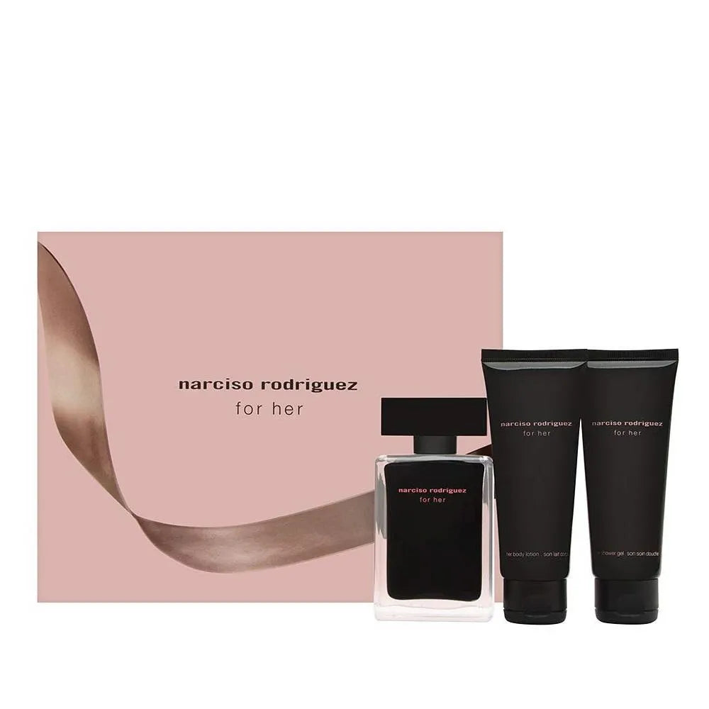 Narciso Rodriguez for Her Eau de Toilette 3 Pcs. Gift Set - GottaGo.in
