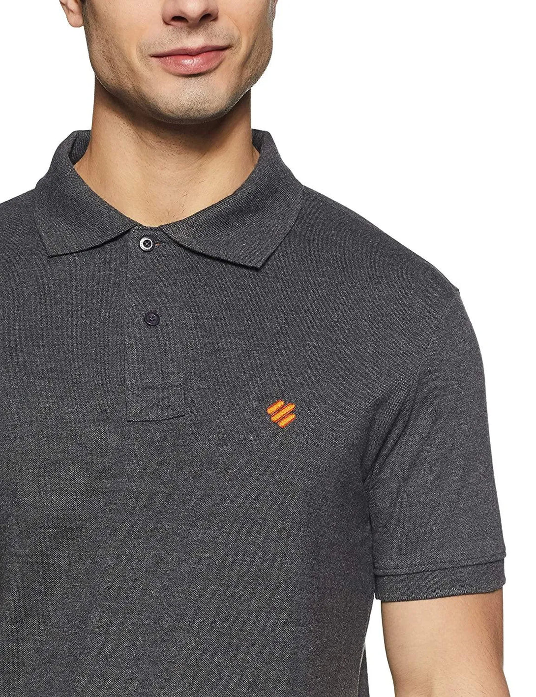 ONN Men's Cotton Polo T-Shirt (Pack of 2) in Solid Black Melange-Wine colours - GottaGo.in