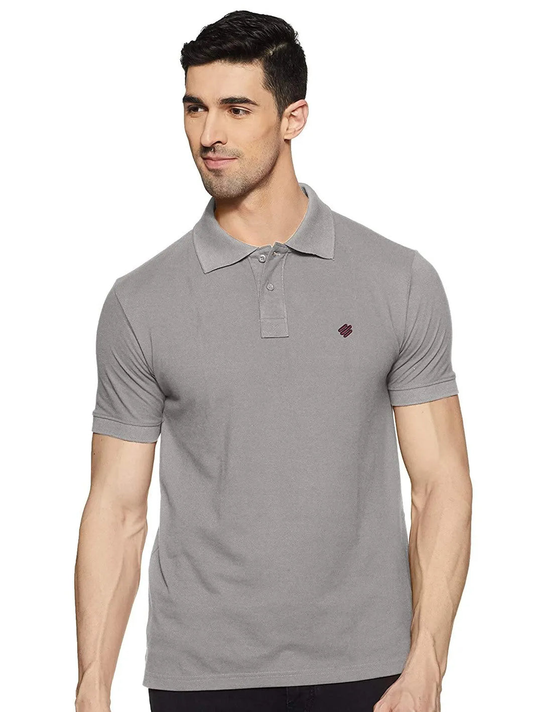 ONN Men's Cotton Polo T-Shirt (Pack of 2) in Solid Bottle Green-Grey Melange colours - GottaGo.in