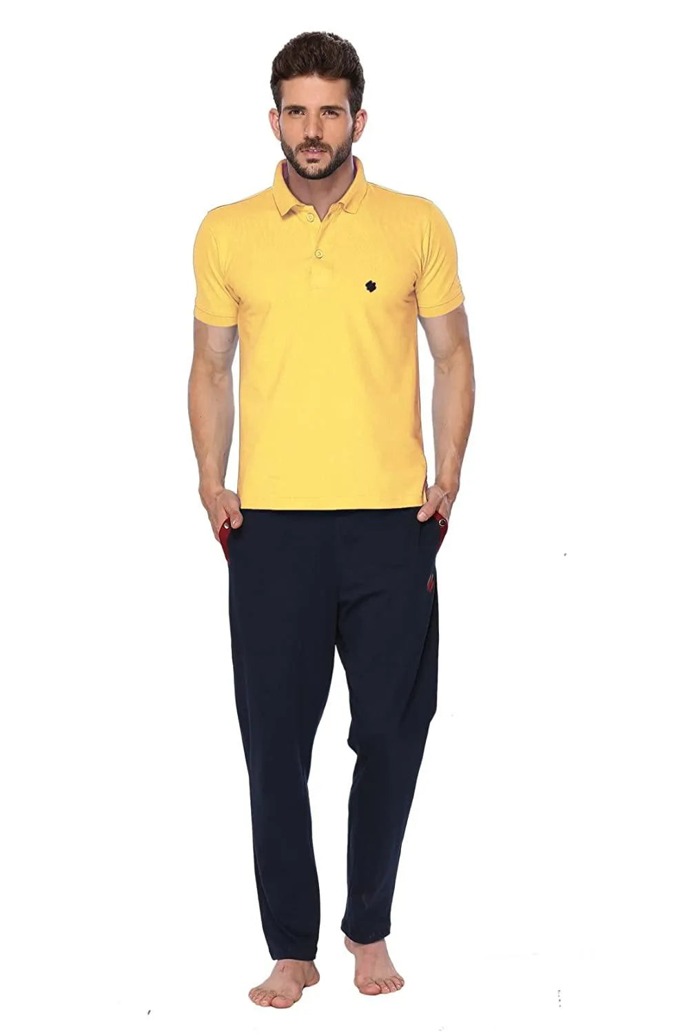 ONN Men's Cotton Polo T-Shirt (Pack of 3) in Solid Wine-Lemon-Maroon colours - GottaGo.in
