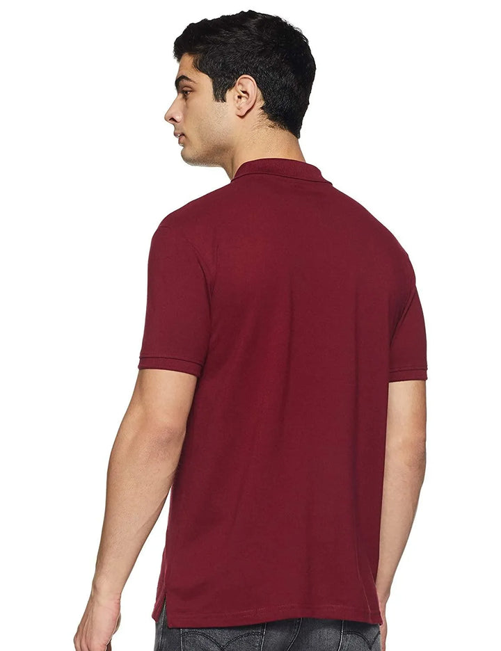 ONN Men's Cotton Polo T-Shirt (Pack of 2) in Solid Lemon-Maroon colours - GottaGo.in