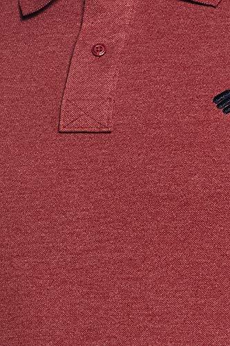 ONN Men's Cotton Polo T-Shirt (Pack of 2) in Solid Black Melange-Wine colours - GottaGo.in