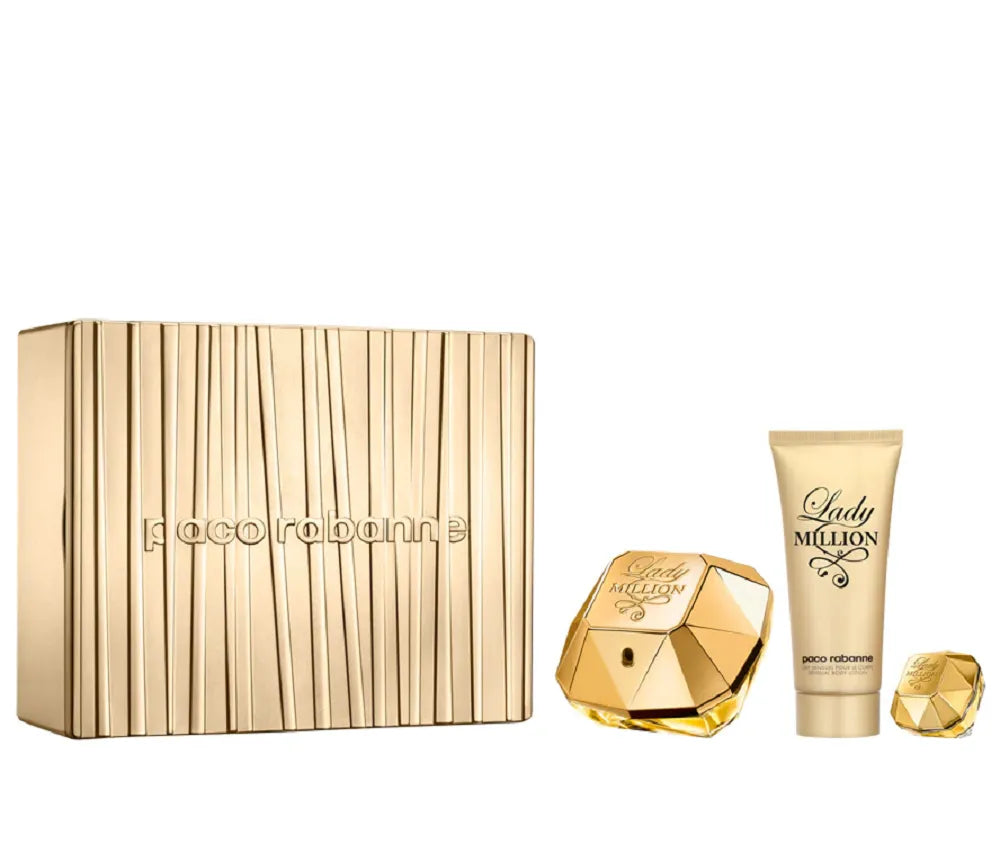 Paco Rabanne Lady Million 3 Pcs. Gift Set for Women - GottaGo.in