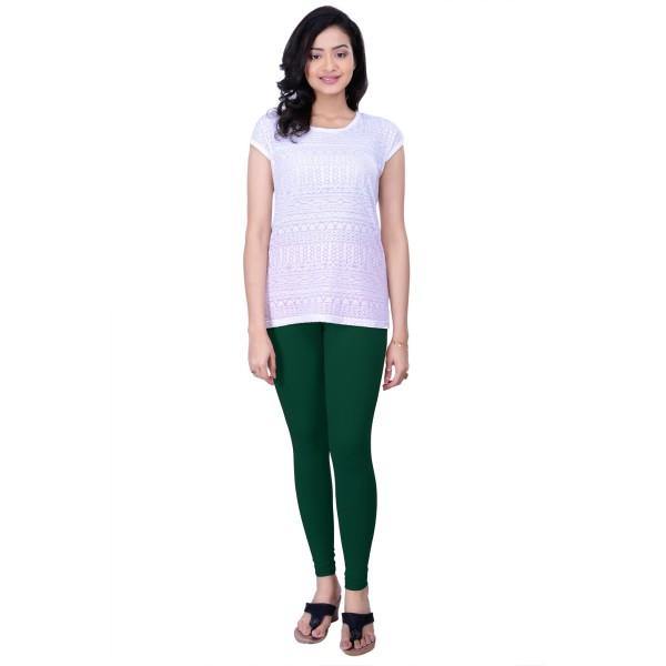 Buy Respermeldo Ruby Drawstring Legging Rama Green + Regular Legging White  for Women | Super-High Waisted | Non-Transparent | Feather Soft Fabric |  Ankle Length Tights (Combo 1+1) - 34 at Amazon.in