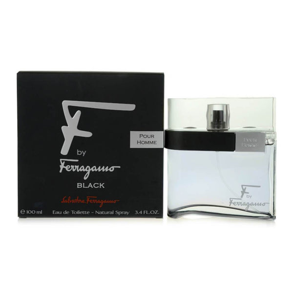 Salvatore Ferragamo F by Ferragamo Black EDT perfume for Men 100ml