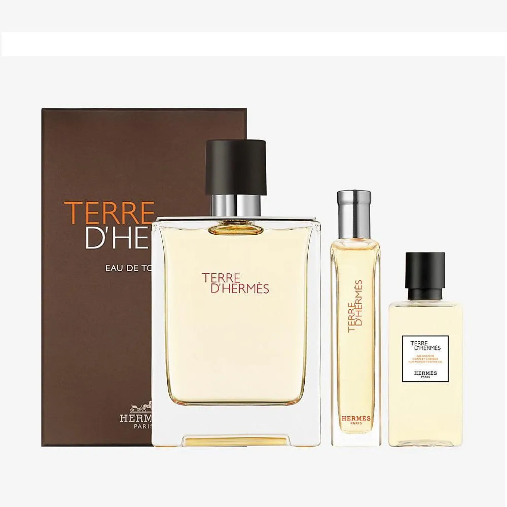 Terre D'Hermes EDT 3 Pcs. Gift Set for Men - GottaGo.in