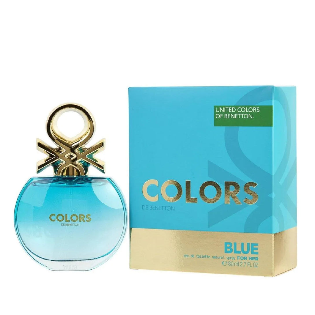 UCB Colors de Benetton Blue EDT Perfume for Women 80ml - GottaGo.in