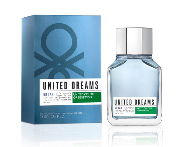 United Dreams Go Far EDT Perfume by United Colors of Benetton for Men 100 ml - GottaGo.in